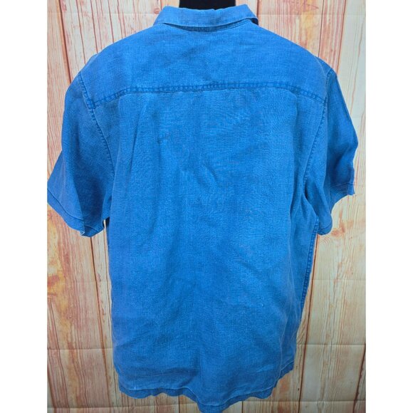 Tommy Bahama Mens Linen Shirt XL - Camp Collar - Picture 2 of 8